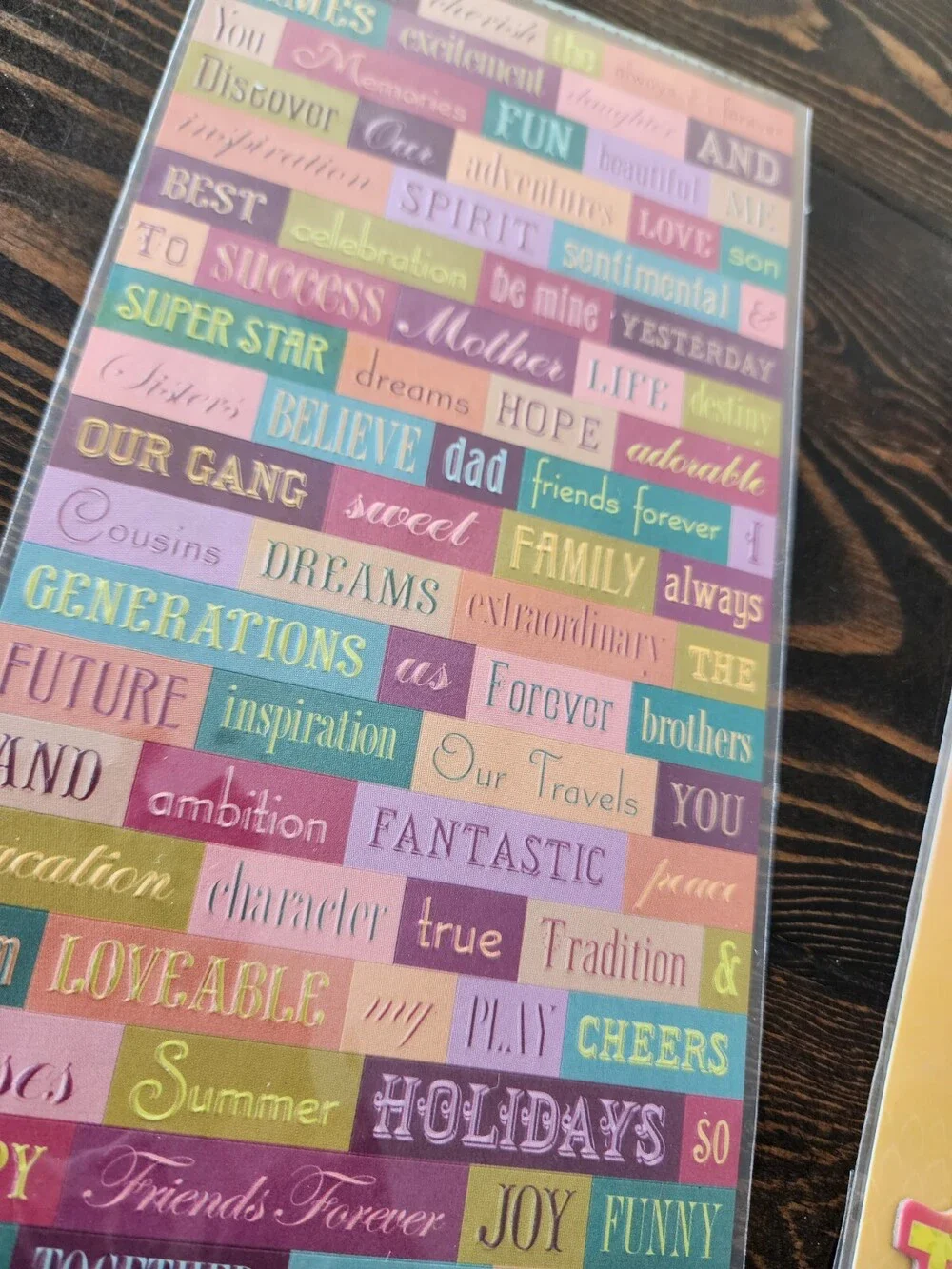 Scrapbooking Stickers - Love Girly 3D Jumbo Sheets - K&Co Lot New Retired #22